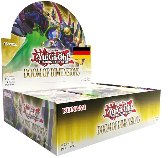 Yu-Gi-Oh - TCG Core Booster: Doom of Dimensions Booster - Display - deutsch