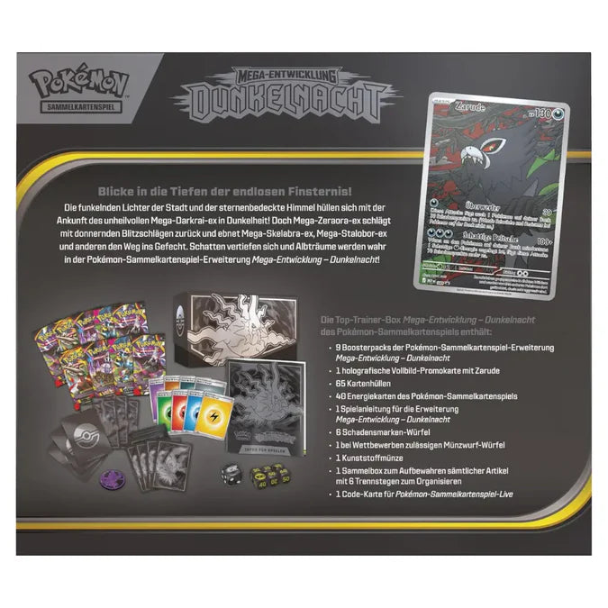 Pokémon - ME05: Dunkelnacht - Top Trainer Box - deutsch