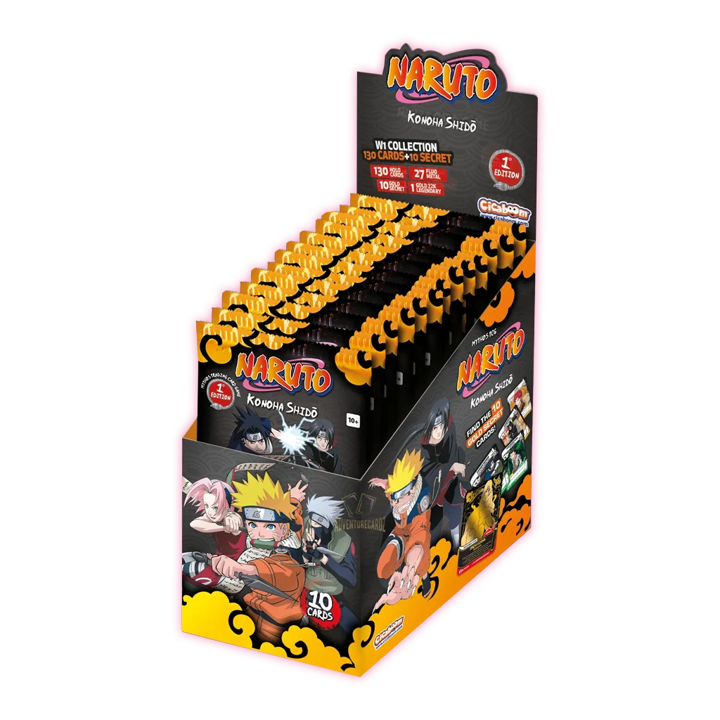 Naruto Mythos TCG - Konoha Shidō Display - First Edition - englisch