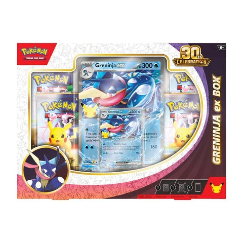 Pokémon – 30th Celebration – Quajutsu-ex / Greninja ex Kollektion – englisch