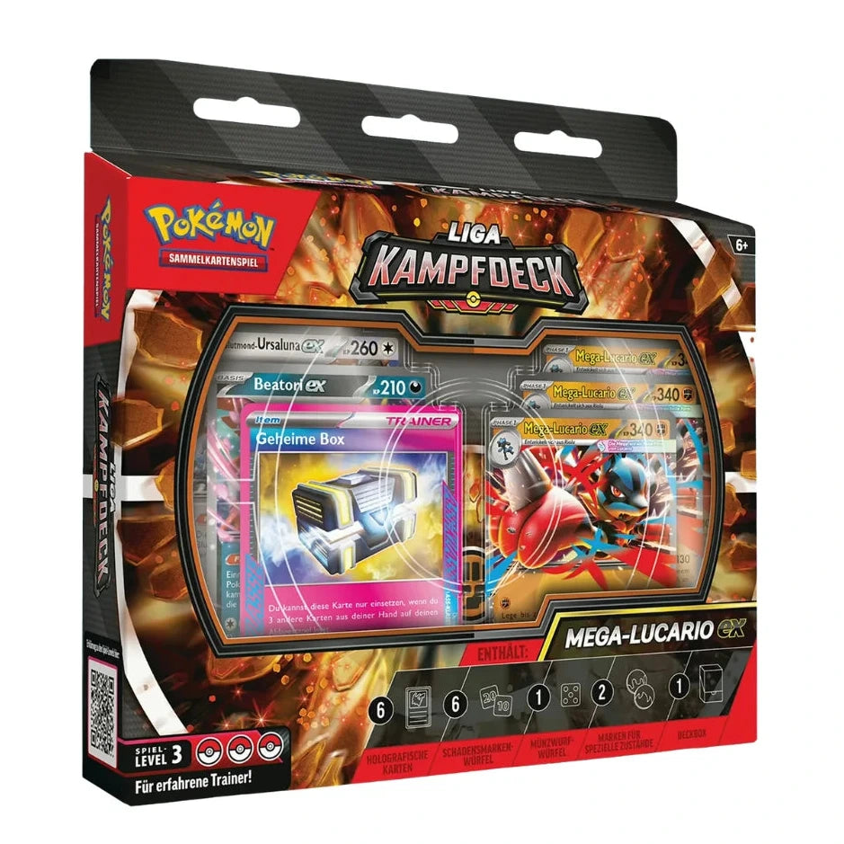 Pokémon – Mega Lucario-ex Liga-Kampfdeck – deutsch