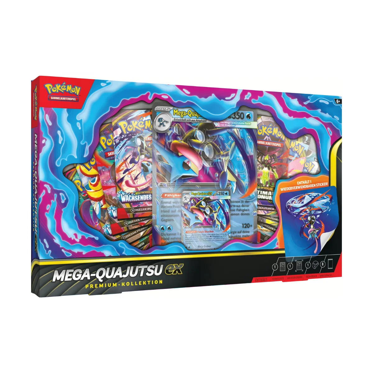 Pokémon - Mega Quajutsu ex - Premium Kollektion - deutsch