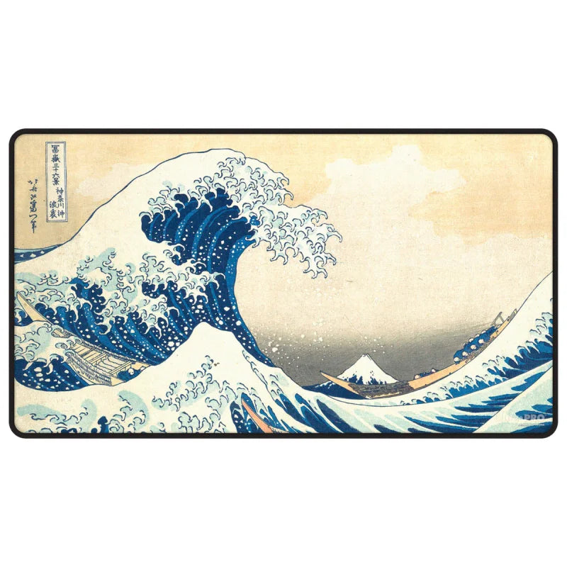 Ultra Pro - The Great Wave off Kanagawa Black Stitched Playmat